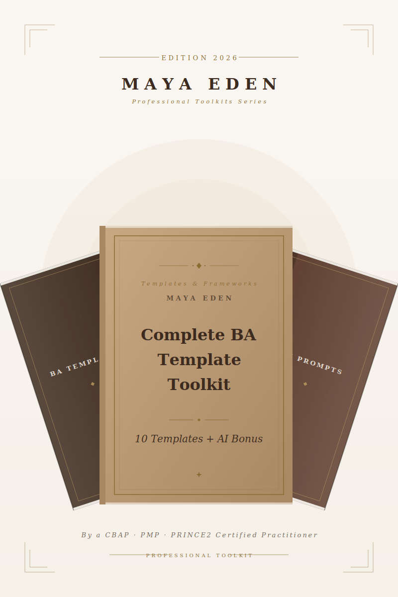Complete BA Template Toolkit mockup