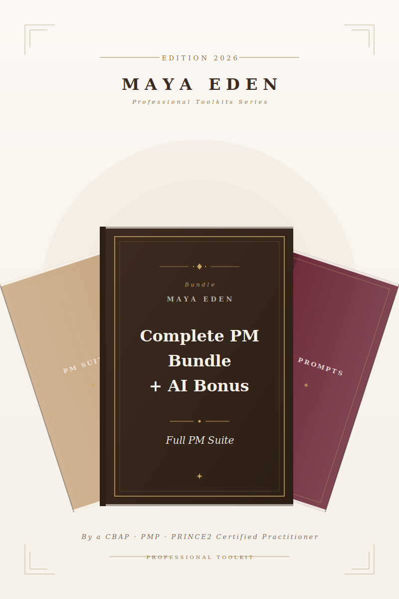 Complete PM Bundle + AI Bonus mockup